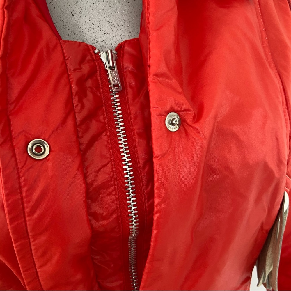 Red Women's Ski & Snow Jacket with Hood - Picture 5 of 9
